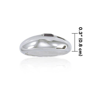 Double Chink Silver Ring TR3439 - Jewelry